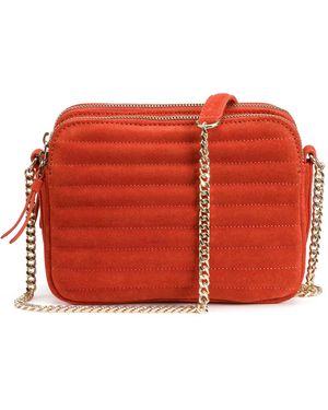 Bolso pequeno bandolera estampado leopardo de La Redoute de color Marron Lyst