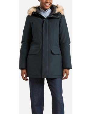 Schott Nyc Parka Nelly W. Talla. Color - Negro