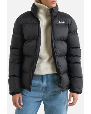Schott Nyc Chaqueta Acolchada Idahow. Talla. Color - Negro