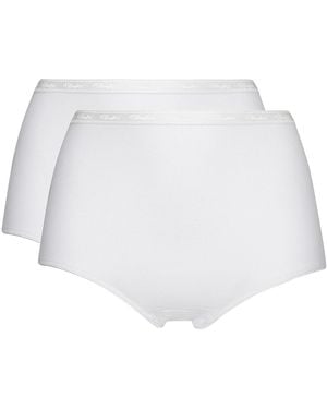 Playtex Lote De 2 Bragas Maxi De Algodón Orgánico. Talla. Color - Blanco