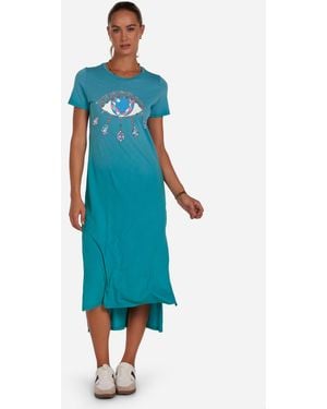 Lauren Moshi Genesis Diamond Evil Eye - Blue
