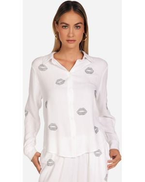 Lauren Moshi Kyland Stud Kisses - White