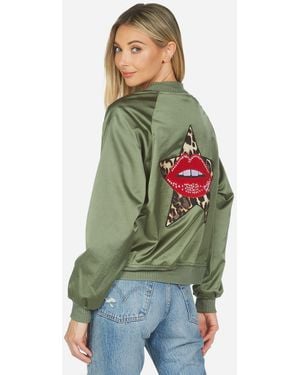 Lauren Moshi Levelle Leopard Star Lip Patch - Green