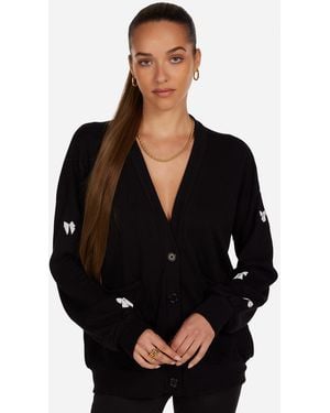 Lauren Moshi Jamila Puff Bow - Black
