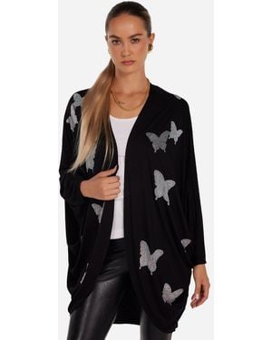 Lauren Moshi Isla Crystal Opal Butterflies - Black