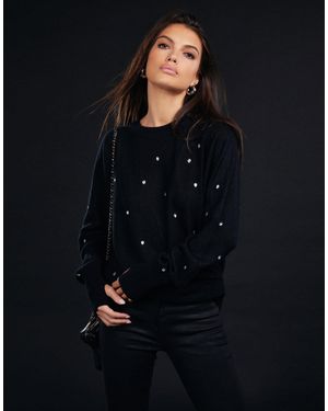 Lauren Moshi Ladona Skull Crystals - Black