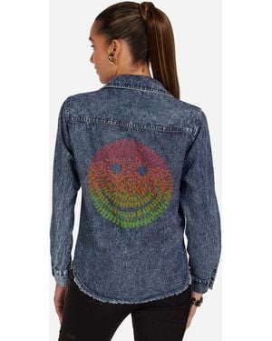 Lauren Moshi Saba Lightning Happyface - Blue