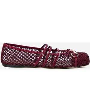 Gucci Ballerina Con Morsetto - Viola