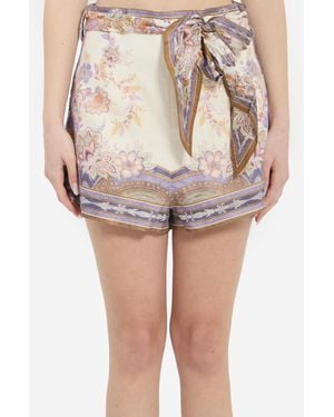 Zimmermann Luna Scarf Shorts - Natural