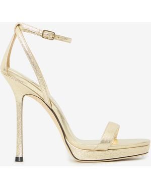Jimmy Choo Moza 120 Platform Sandals - White