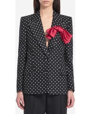 Valentino Garavani Jacket With Pludepois Print - Black