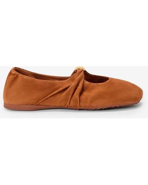 Loewe Ballerine Pebble Soft - Marrone