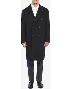 Tagliatore Pino Lerario Doublebreasted Coat - Black