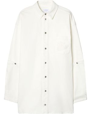 Off-White c/o Virgil Abloh Off 90S Logo Overshirt - White