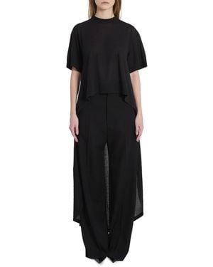 Balenciaga Tshirt With Train - Black