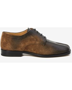 Maison Margiela Tabi Laceup Shoes - Brown