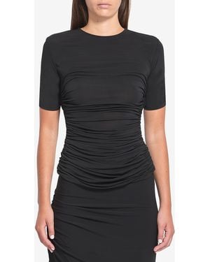 Alaïa Pleats Tshirt - Black