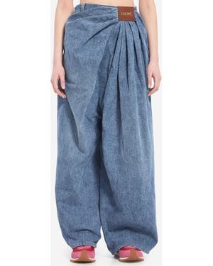 Loewe Draped Jeans - Blue