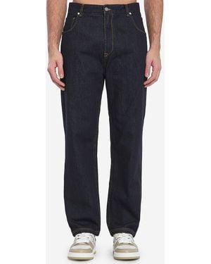 Fendi Crest Jeans - Blue