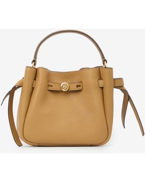 Tory Burch Romy Bucket Bag Mini - Natural