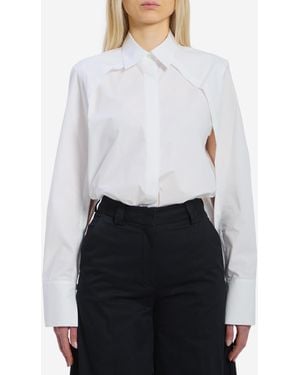 FEDERICA TOSI Open Sleeve Shirt - White