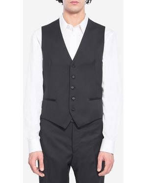 Tagliatore Wool Vest - Blue
