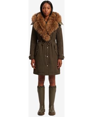 Moncler Halicte Down Jacket - Brown