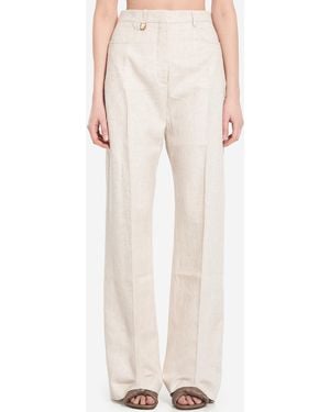 Jacquemus Sauge Trousers - Natural