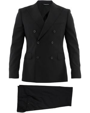 Tonello Wool Twopiece Suit - Black