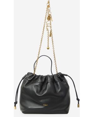 Chloé Borsa Chlo Icons Piccola Con Catena - Nero