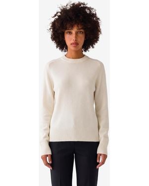 Loulou de Saison Ivory Baltra Jumper - White
