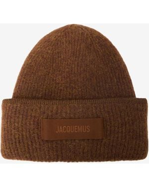 Jacquemus Berretto Gros Grain - Marrone