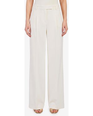 FEDERICA TOSI Wideleg Cady Trousers - White