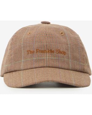 Frankie Shop Glen Plaid Frankie Baseball Cap - Natural