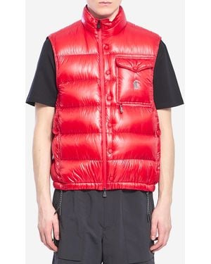 Moncler Uychi Packable Padded Vest - Red
