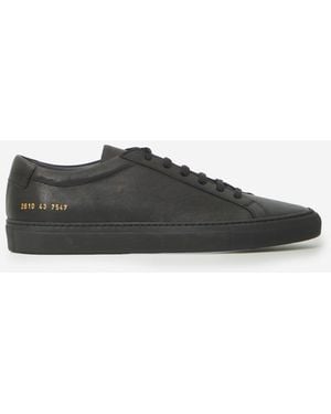 Common Projects Sneakers Achilles Premium Nero - Bianco