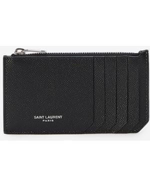 Saint Laurent Fragments Cardholder - White