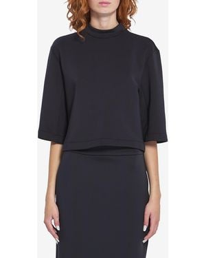 Moncler x Edward Enninful Ee72 Short Sleeve Sweatshirt - Black