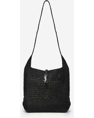 Saint Laurent Le 5 7 Hobo Bag Medium - Black
