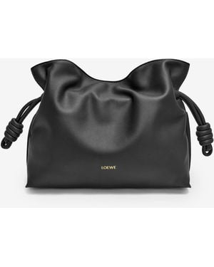 Loewe Medium Flamenco Clutch - Black