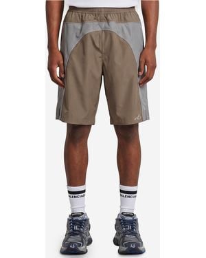 Balenciaga Techwear Track Shorts - Natural
