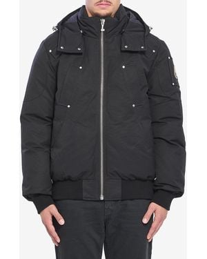 Moose Knuckles Ballistic Bomber Jacket - Black