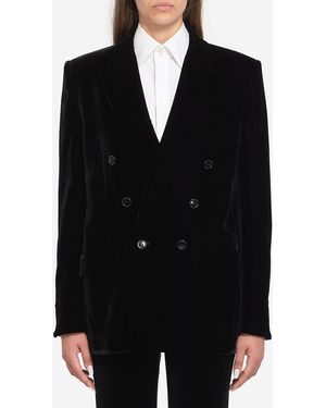 Saint Laurent Cassandre Jacket - Black