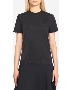 Jacquemus "Gros Grain" Short-Sleeved T-Shirt - Black
