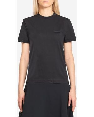 Jacquemus "Gros Grain" Short-Sleeved T-Shirt - Black
