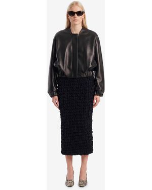 KHAITE Cordan Bomber Jacket - Black