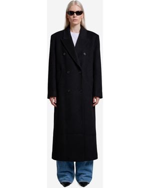 Frankie Shop Gaia Doublebreasted Coat - Black