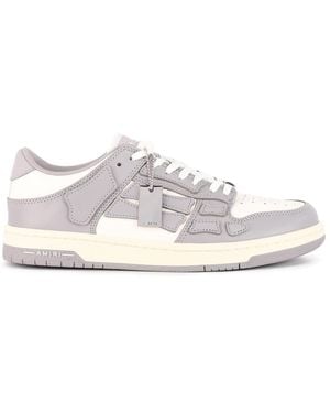 Amiri Skel Top Low Trainers - Grey