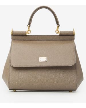 Dolce & Gabbana Sicily Handbag Small - Natural