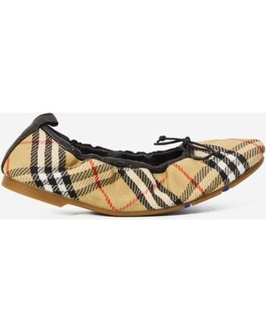 Burberry Ballerine Fawn Check - Neutro